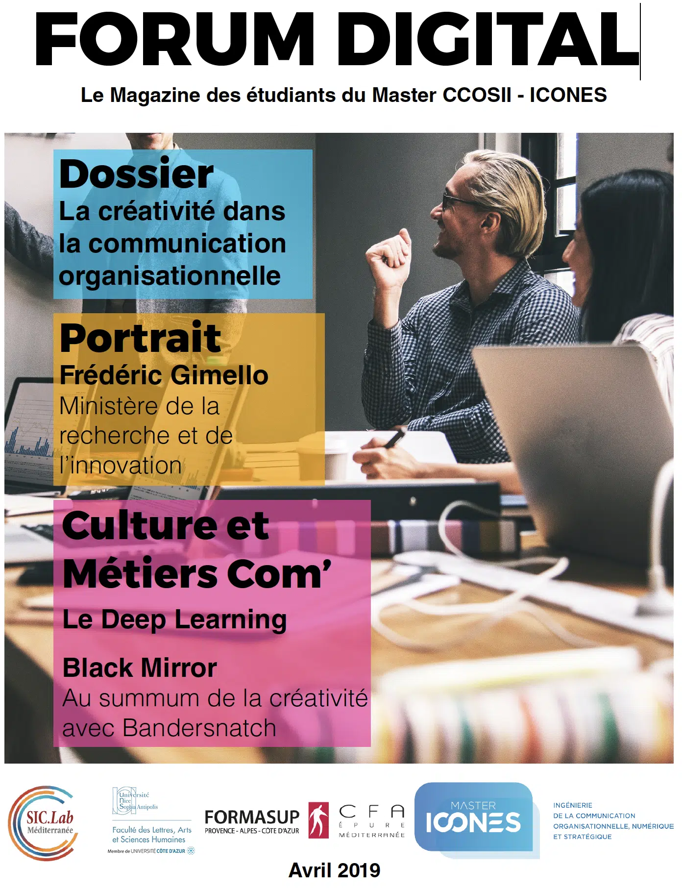 Journal des étudiants du Master CCOSII-ICONES