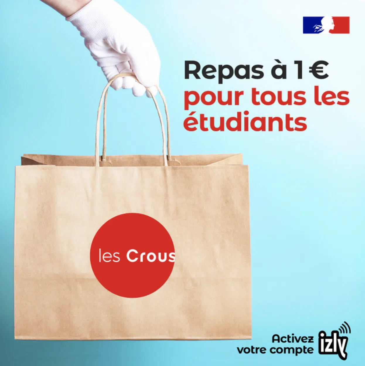 Repas à 1€ pour les étudiants